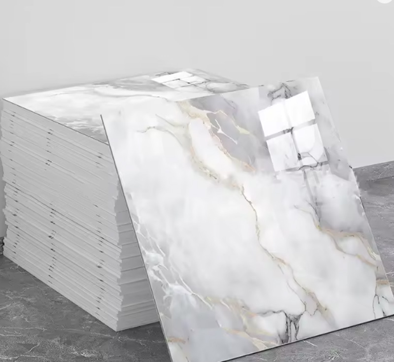 30 Pack Imitation Marble Ceramic Tile Wall Stickers4