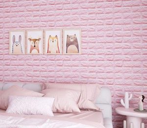 10PCS 3D Brick Wall Stickers2