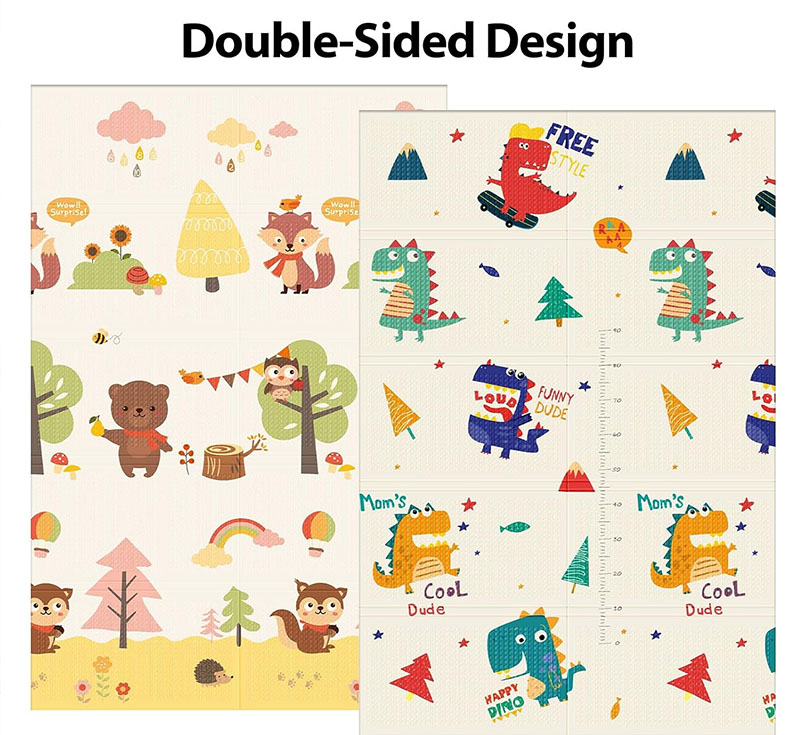 Foldable Anti-Slip Floor Crawling Playmat Playpen Mat