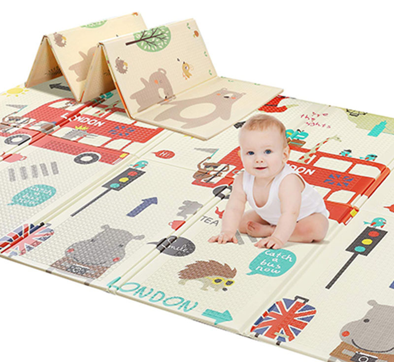 Foldable Anti-Slip Floor Crawling Playmat Playpen Mat 1