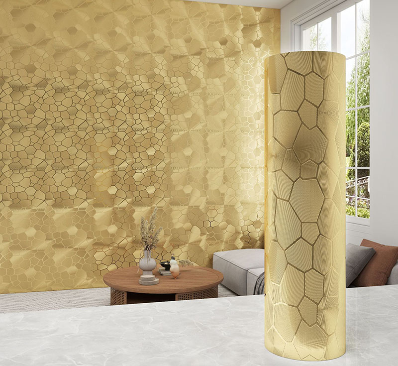 Metal Effect Wallpaper Self Adhesive Mirror Silver Brushed Gold Cabinet Waterproof Sticker Fridge Old Electrical Decorative Film5