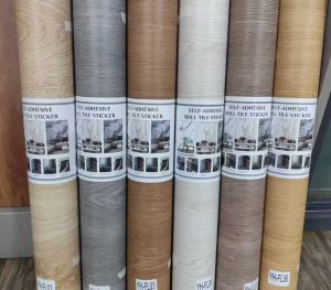 Self Adhesive Wallpaper Wall Paper Furniture Sticker 3D Foam Vinyl Wood Grain 2