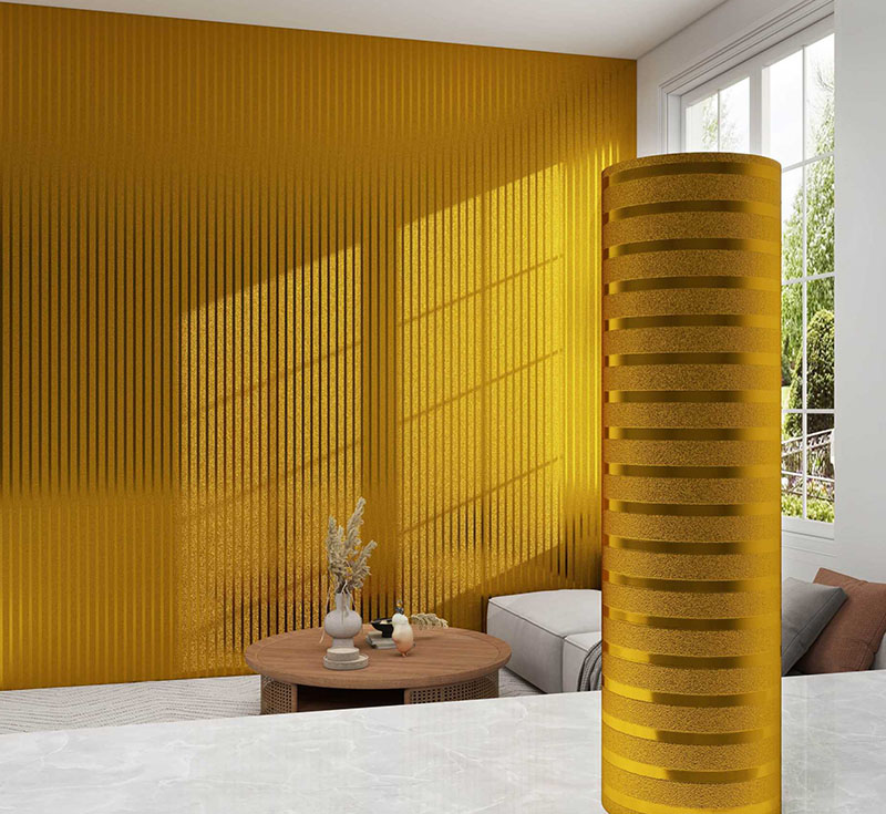 Self-adhesive Brushed Gold XPE Wall Sticker Mirror Metal Imitation Stainless Steel Refurbished Refrigerator Cabinet Door Sticker2