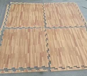 Wooden Grain Large Size Interlock Puzzle Mat 1