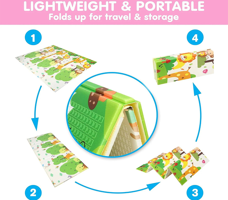 folding and portable play mat