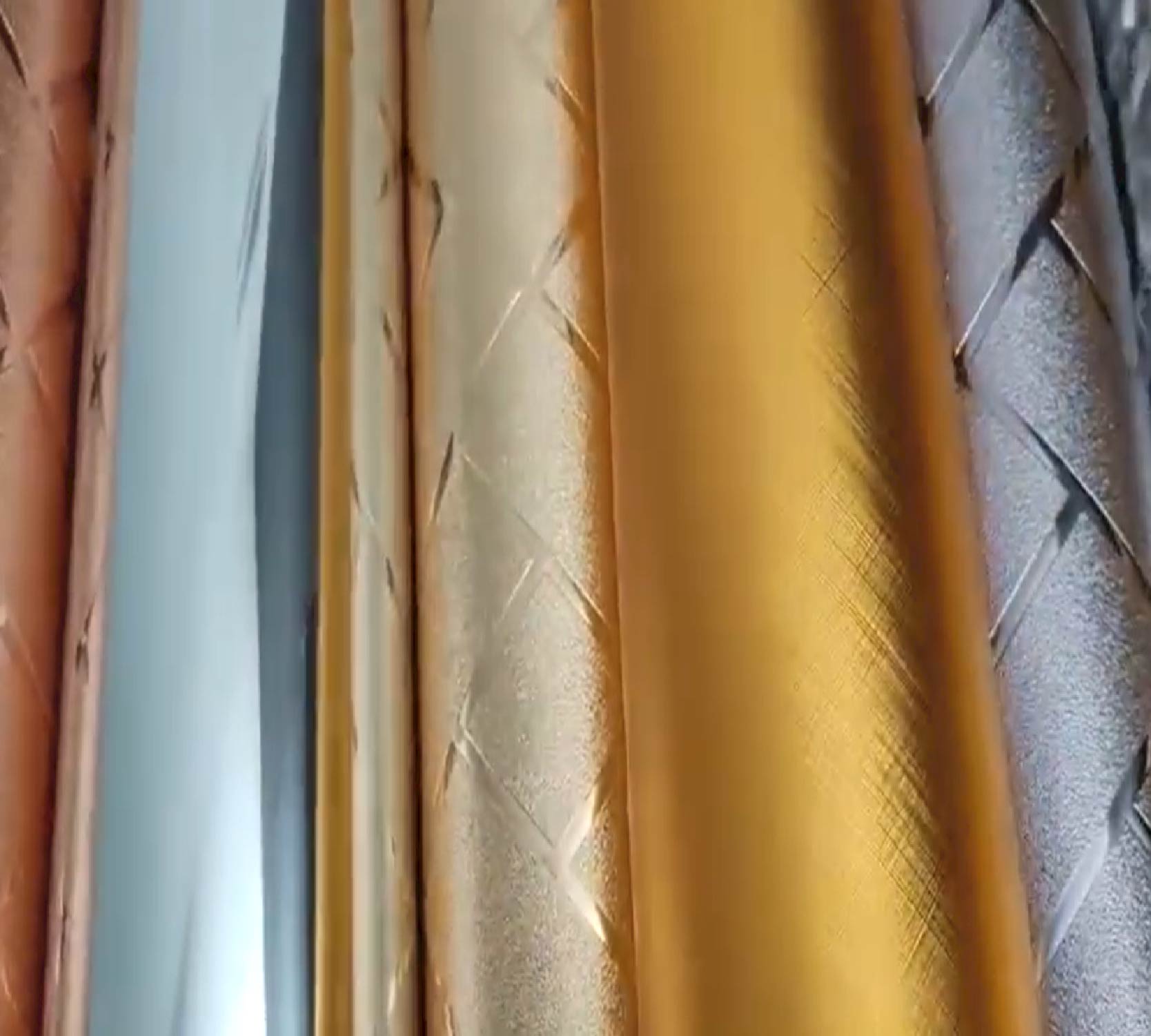 120X300CM Self-Adhesive Metal Mirror Wall Sticker for Home Decorations