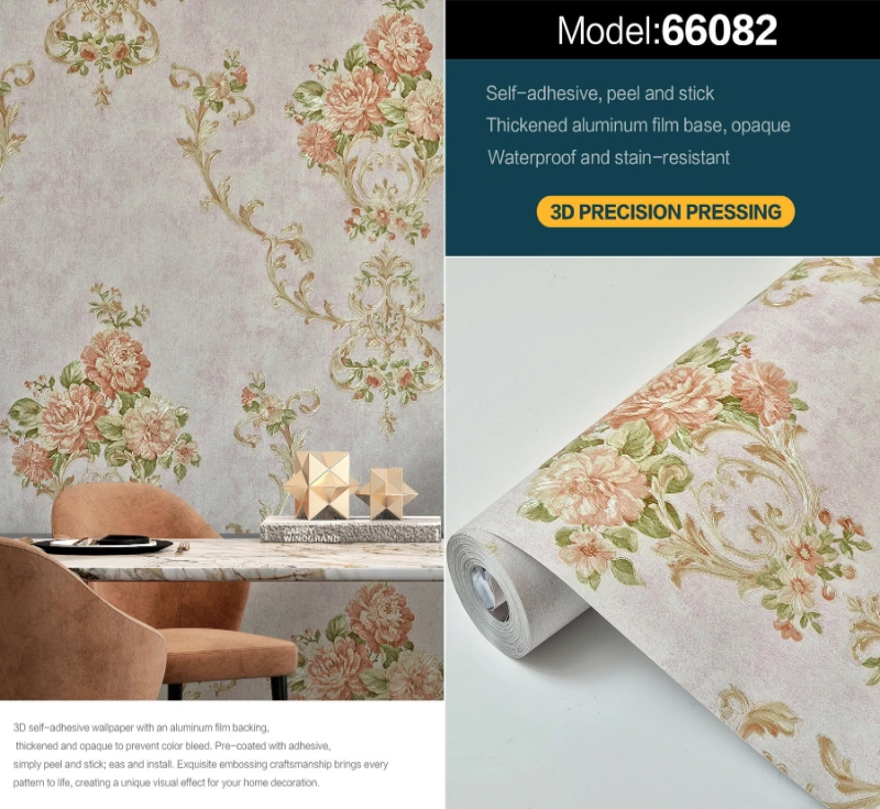 Embossing Wallpaper 53cm x 9.5M Retro Country Textured Wall Decor