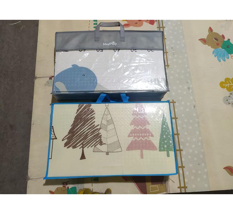 Whales Foldable Baby Play Mat Packing Bags