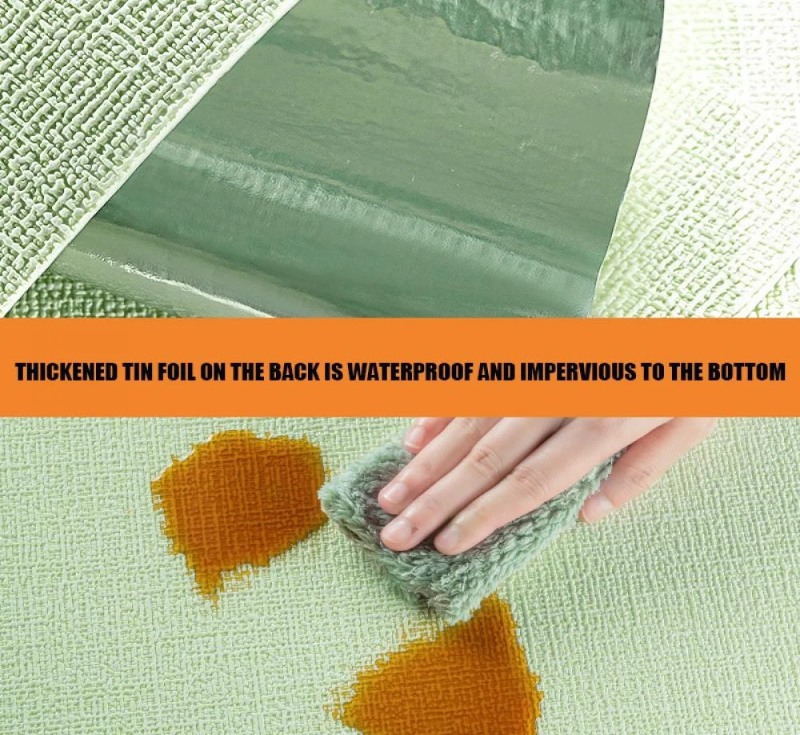 Thick Linen Wallpaper for Rental, Dorm, Kids’ Room and Quick Renovation Economic Vinyl XPE Linen Wall Sticker