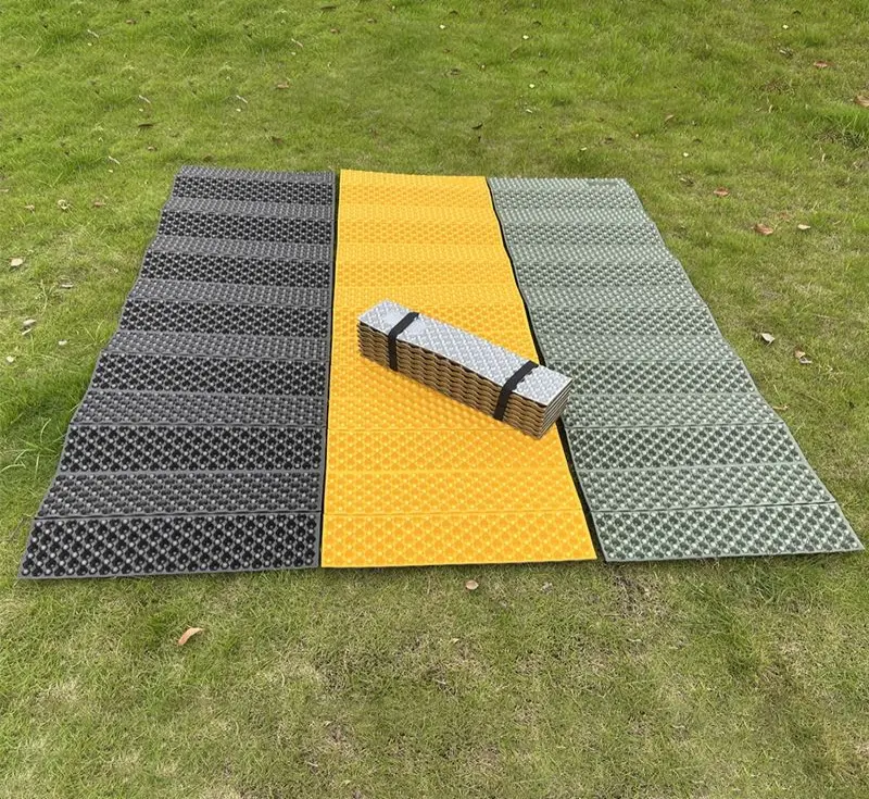 Foam Camping Pads for Hiking, Ultralight Closed Cell Mattress, Wide Picnic Yoga Mats,  Folding Sleeping Pad for Outdoor Backpacking